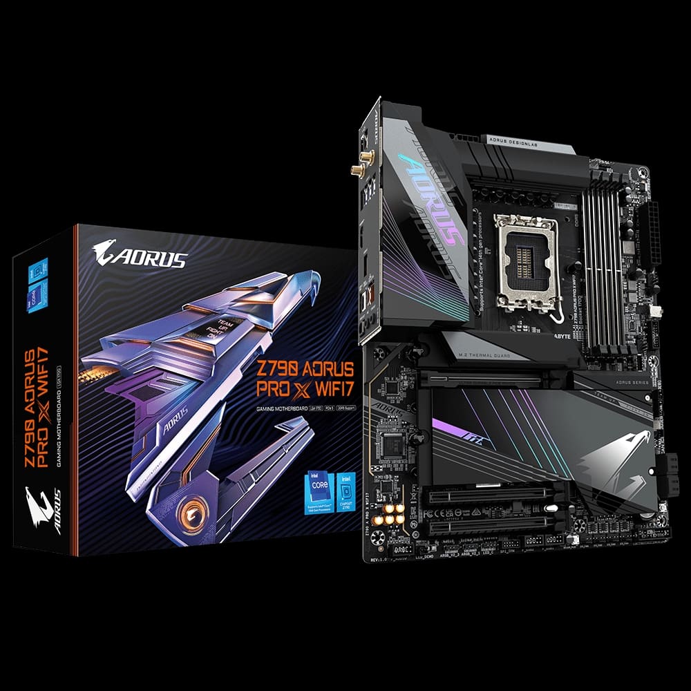 Placa Mae Gigabyte INTEL LGE1700 DRR5 ATX - Z790 Aorus PRO X WIFI7 1.0