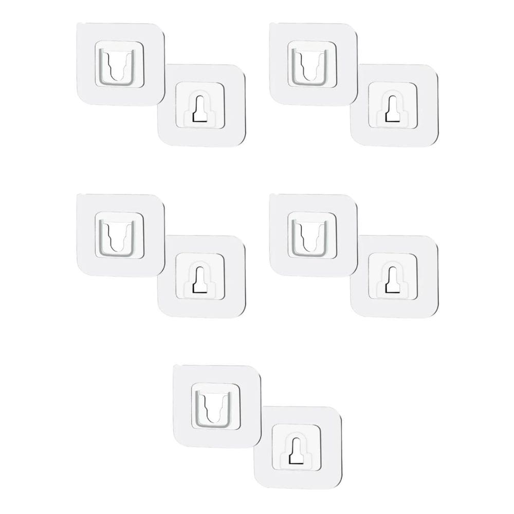 Suporte Gancho Adesivos Quadros Banheiro Cozinha 05 Pares
