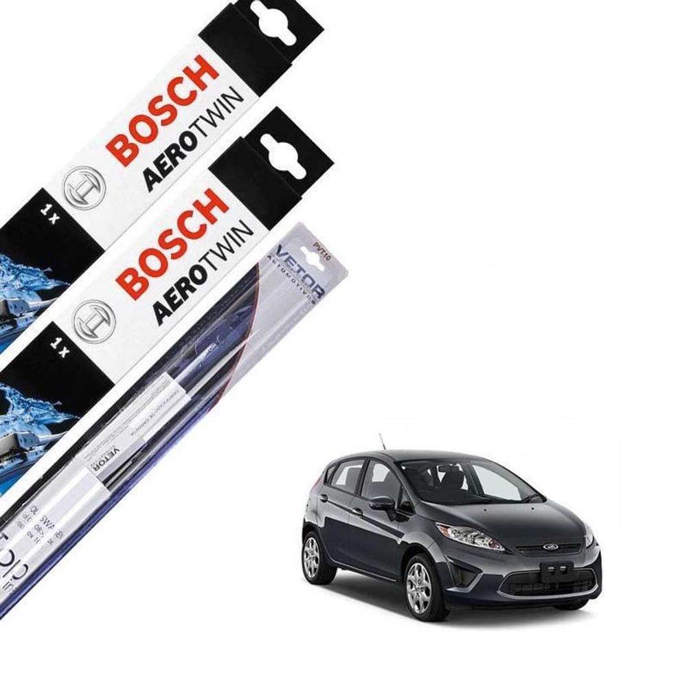 Kit limpador parabrisa new fiesta 2013 2014 2015 2016 2017