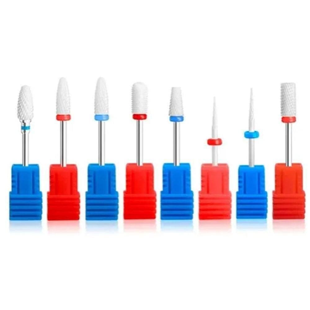 Broca Lixa Unha Kit 8 Blocas De Cerâmica Para Manutenção