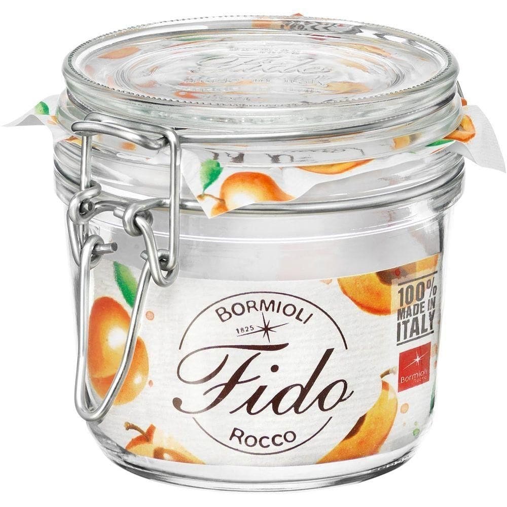 Bormioli Rocco Fido Pote Hermético 10X10X10Cm 350Ml Vidro Transp