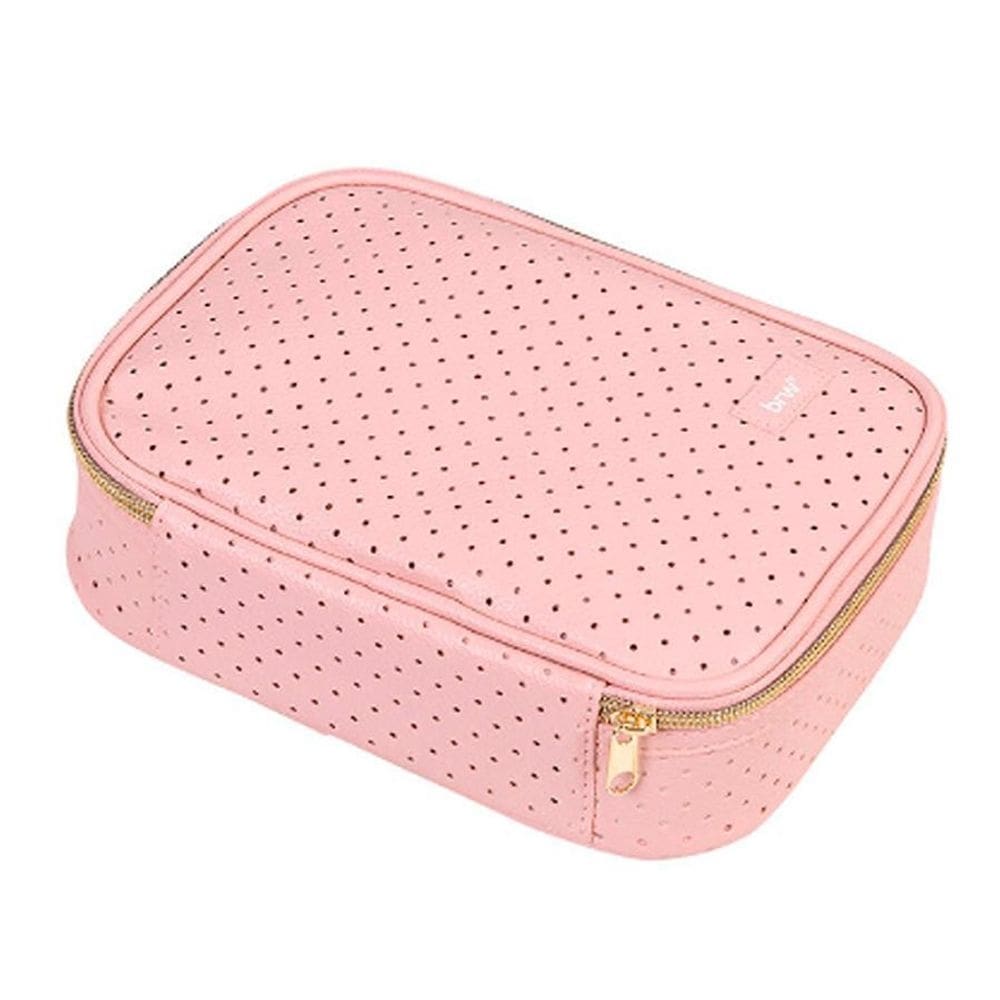 Estojo Box Necessaire 100 Pens Furadinho Rosa - Brw