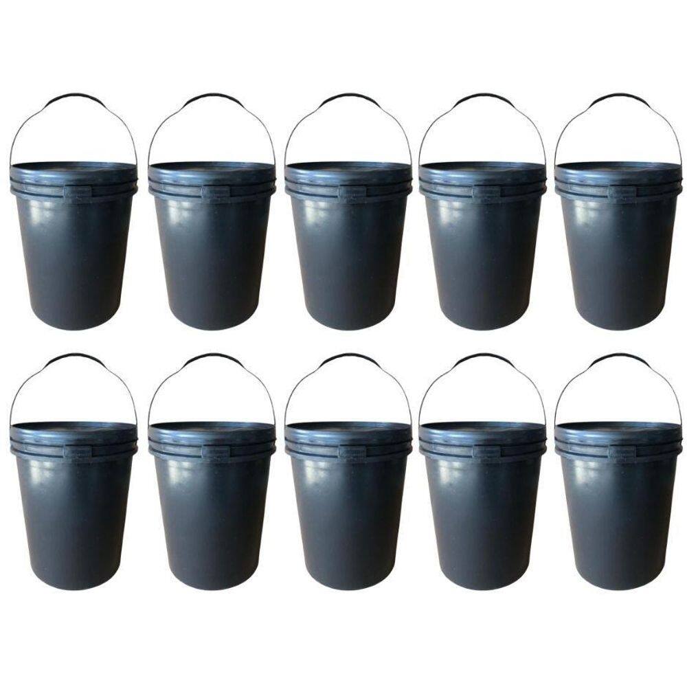 Balde De Ração Para Peixe - 10 Pçs