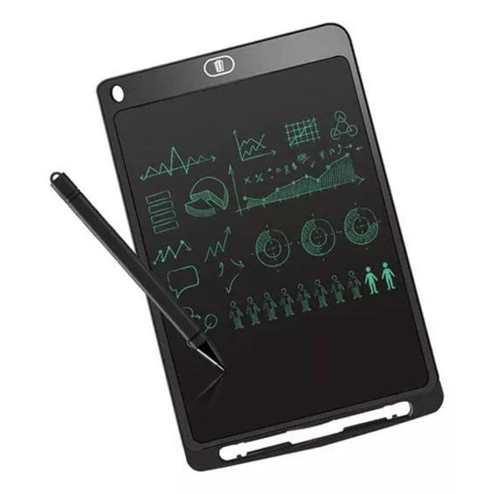 Lousa magica colorida lcd 12 infantil vermelha