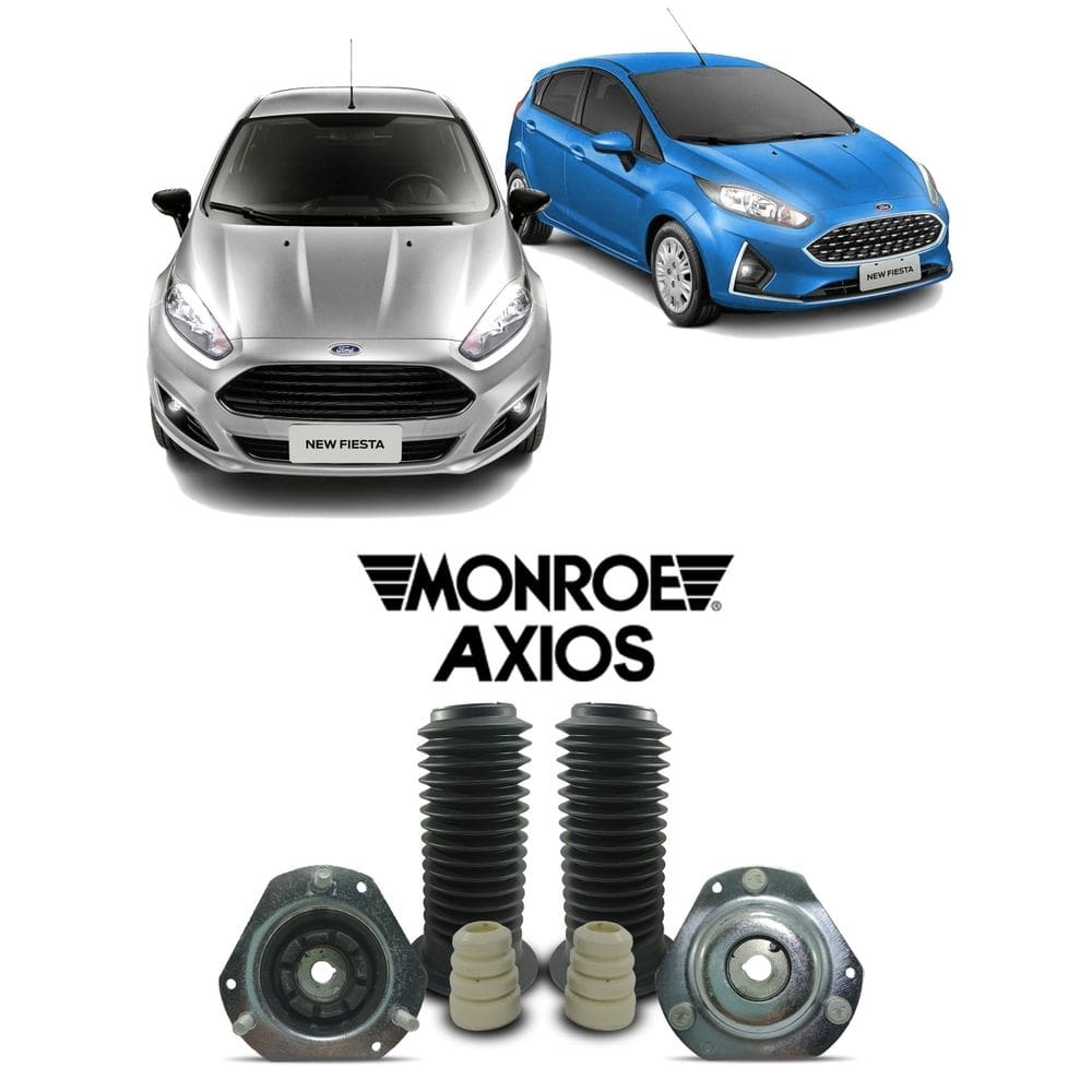 2 kit suspensão dianteira fiesta hatch