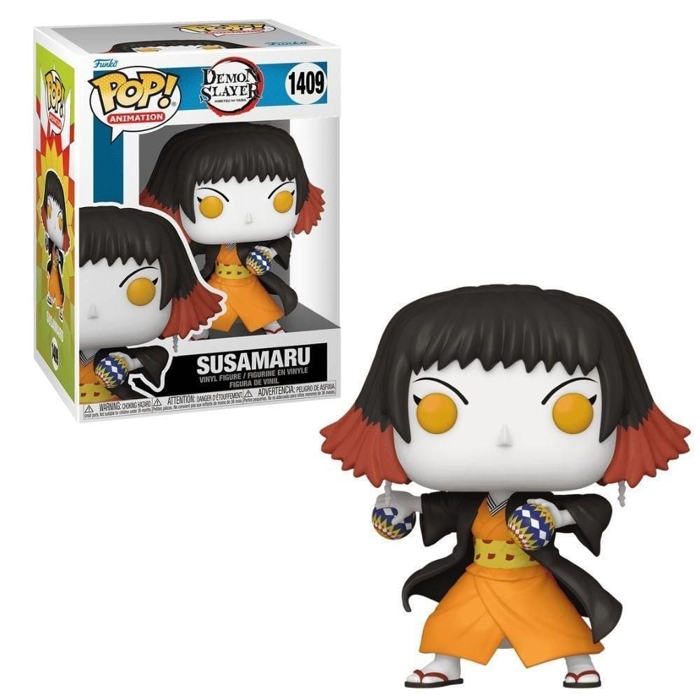 Boneco funko pop demon slayer - susamaru