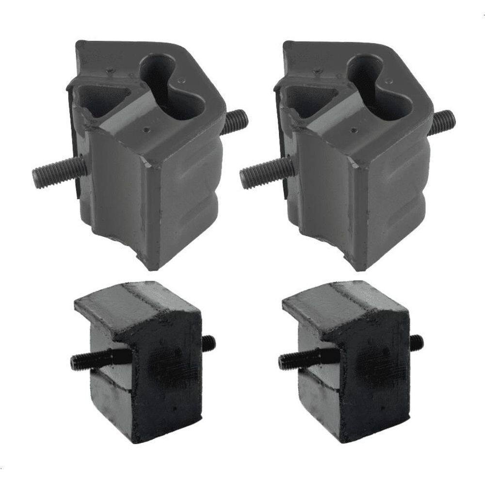 Kit 4 coxim calço motor e câmbio corcel belina delrey pampa
