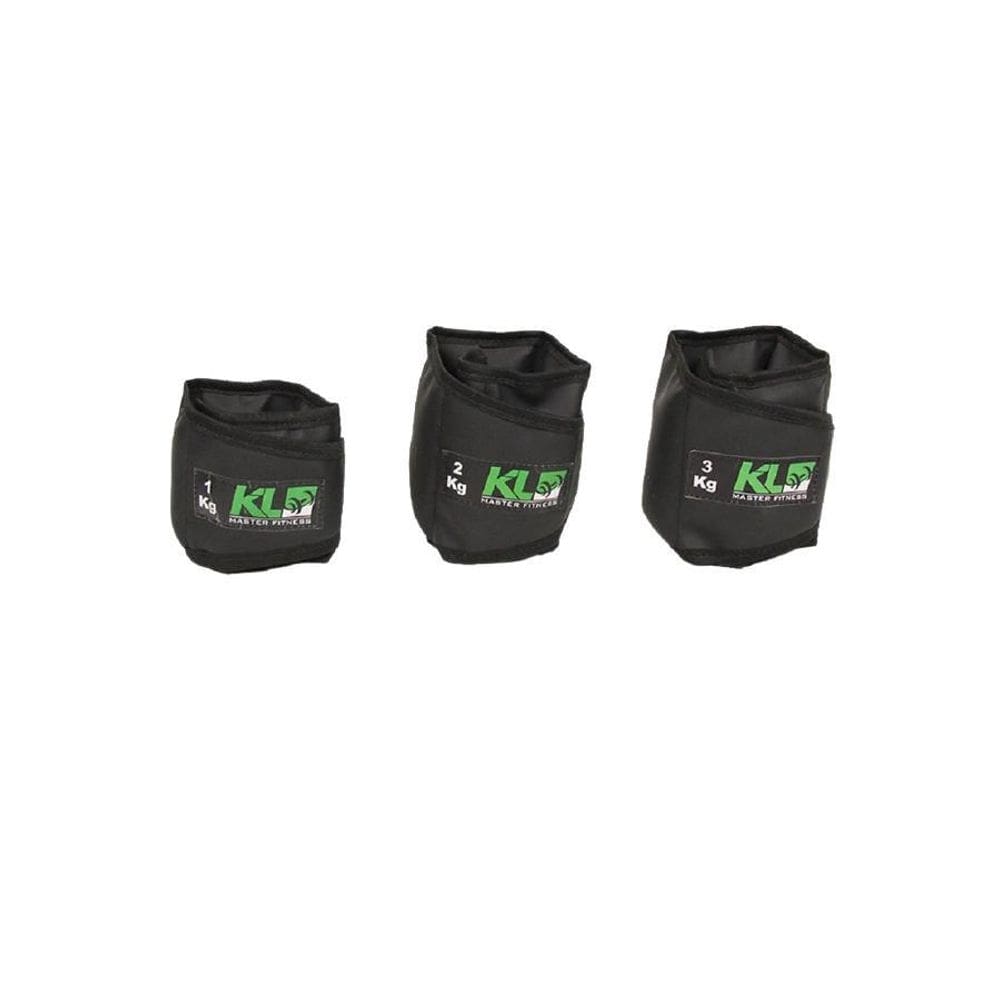 Kit caneleira tornozeleira de peso 1,2 e 3 kg
