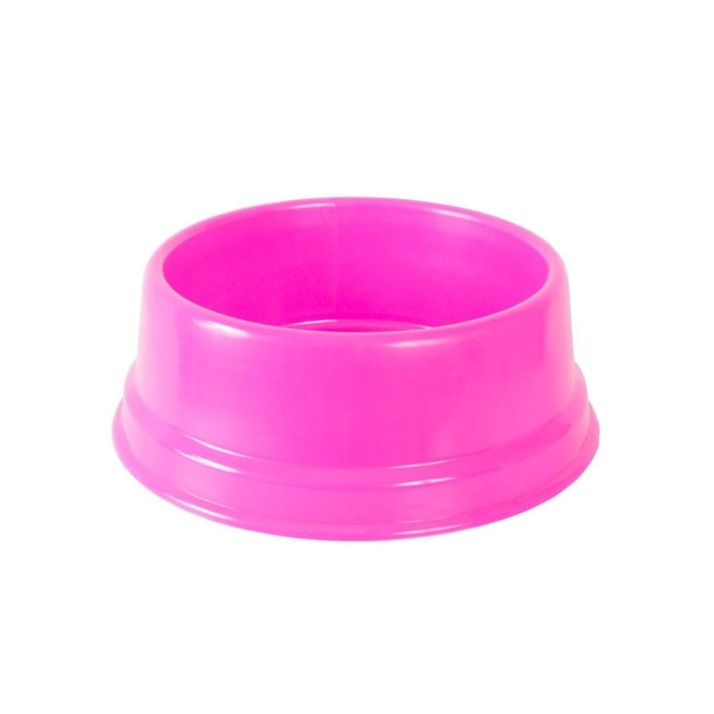 Comedouro Ou Bebedouro Cães Rosa 1800Ml Pet Au Jel Plast