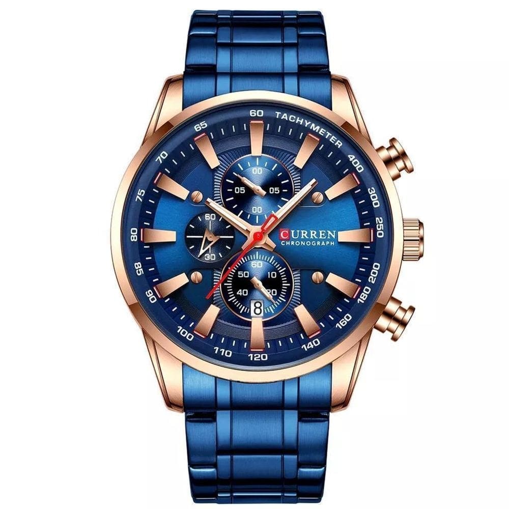 Relógio De Puslso Curren Masculino 8351 Estiloso Casual