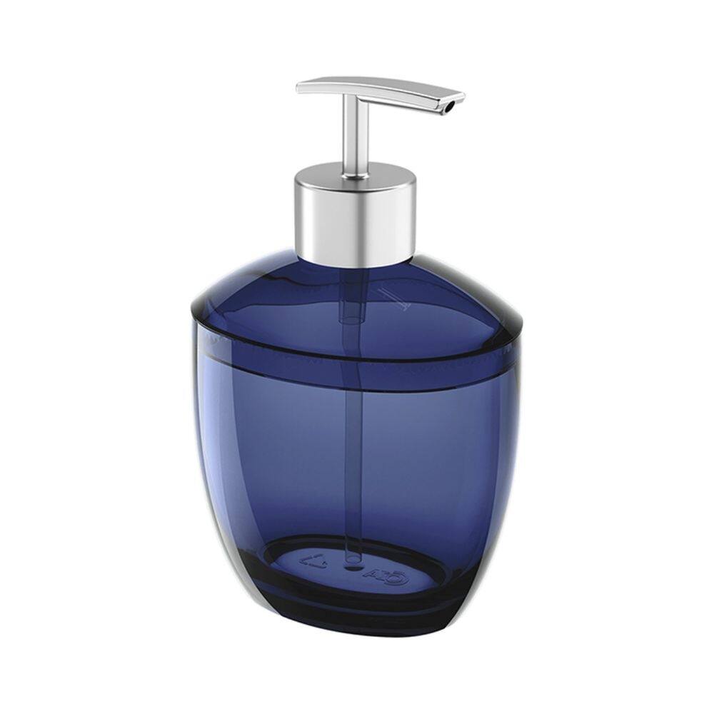 Porta Sabonete Líquido Coza Spoom 300ml Azul Silence