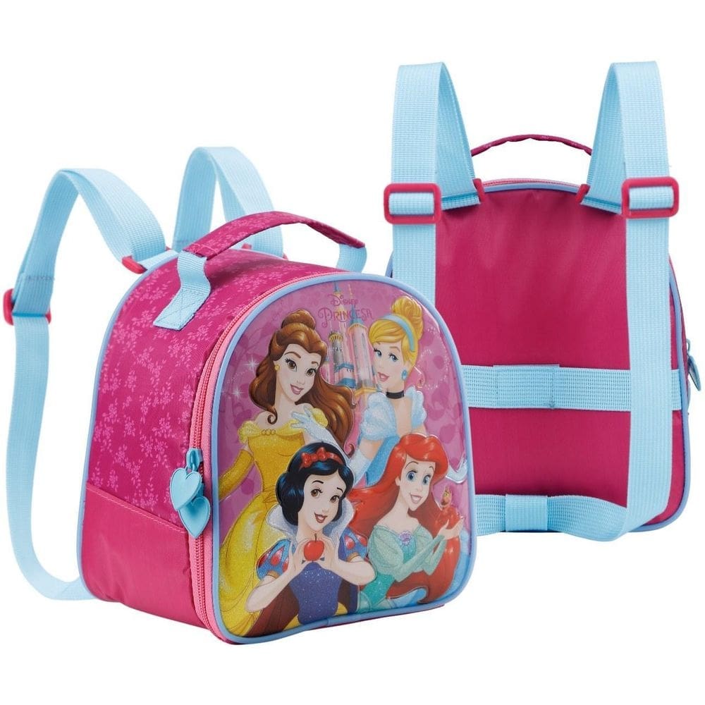 Lancheira Princesas Disney Bolsa Térmica Infantil