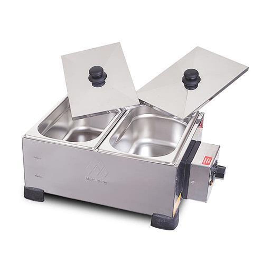 Derretedeira profissional inox 2.5 kg 2cubas 220v marchesoni