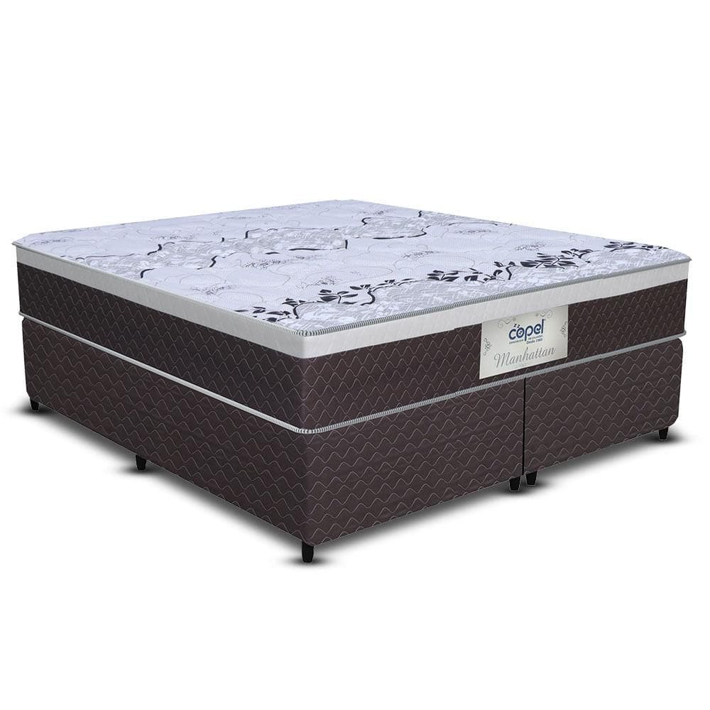 Cama Box + Colchão Manhattan QUEEN - 158x198