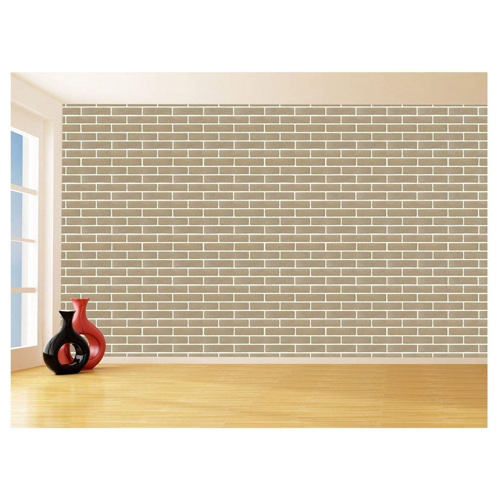Papel De Parede 3D Tijolo Sala Tijolinho Vista 3,5M Xbr09
