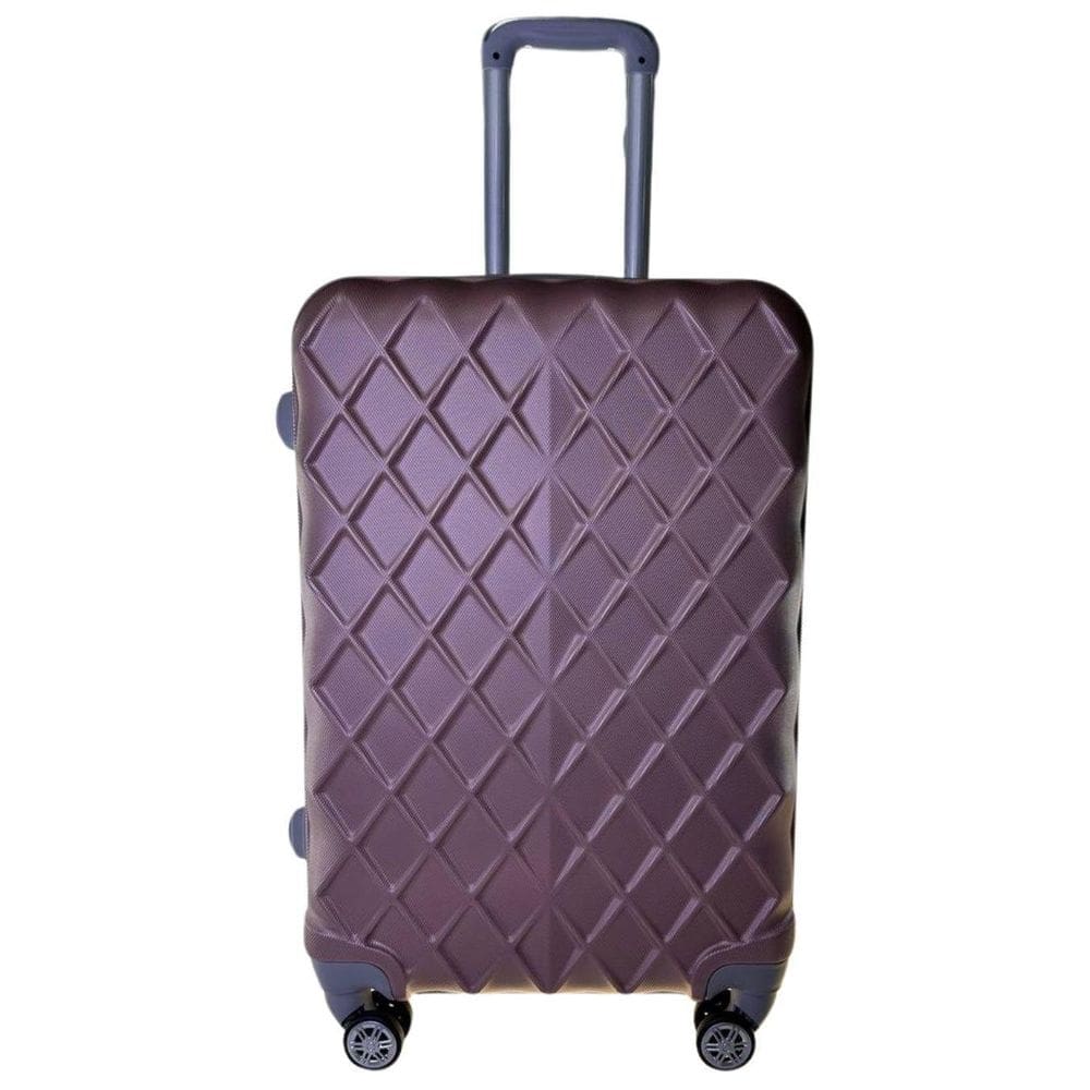 Mala De Viagem De Rodinha Media 23Kg Em Abs Rígida Cor:Rosé