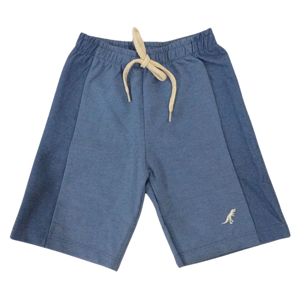 Bermuda infantil moletinho masc Romitex azul