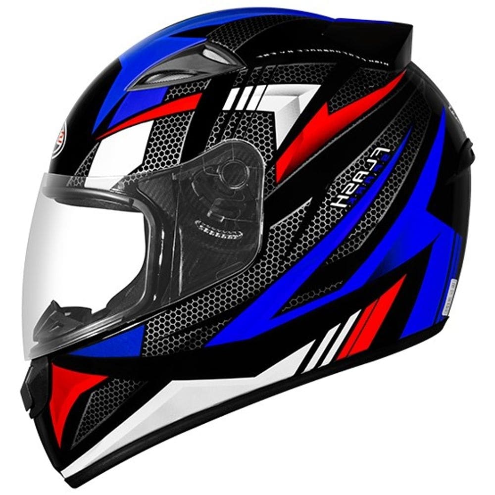 Capacete Ebf New Spark Flash Azul e Vermelho