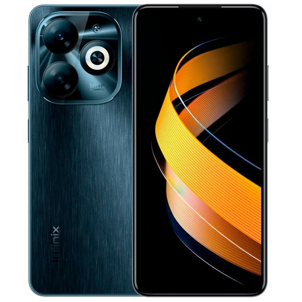 Smartphone Infinix Smart 8 Pro 6.6 HD+ 90Hz 256GB 4GB RAM Câmera Dupla 50MP Dual Chip Preto