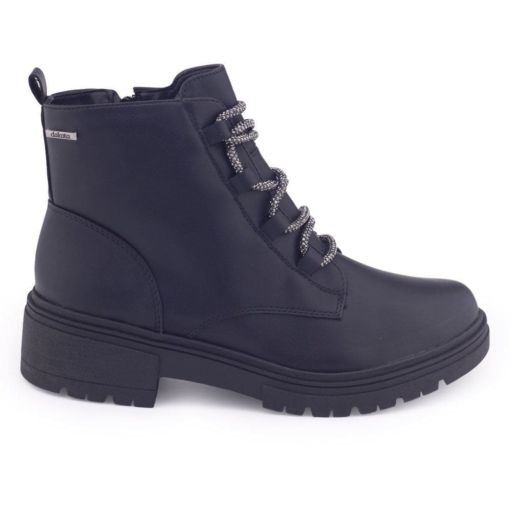 Bota Coturno Dakota G9851 Tratorada com Strass