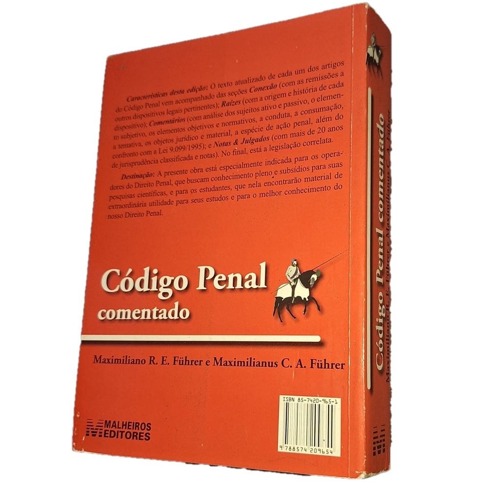 Código Penal Comentado, Malheiros, Maximiliano Fuhrer, 2010