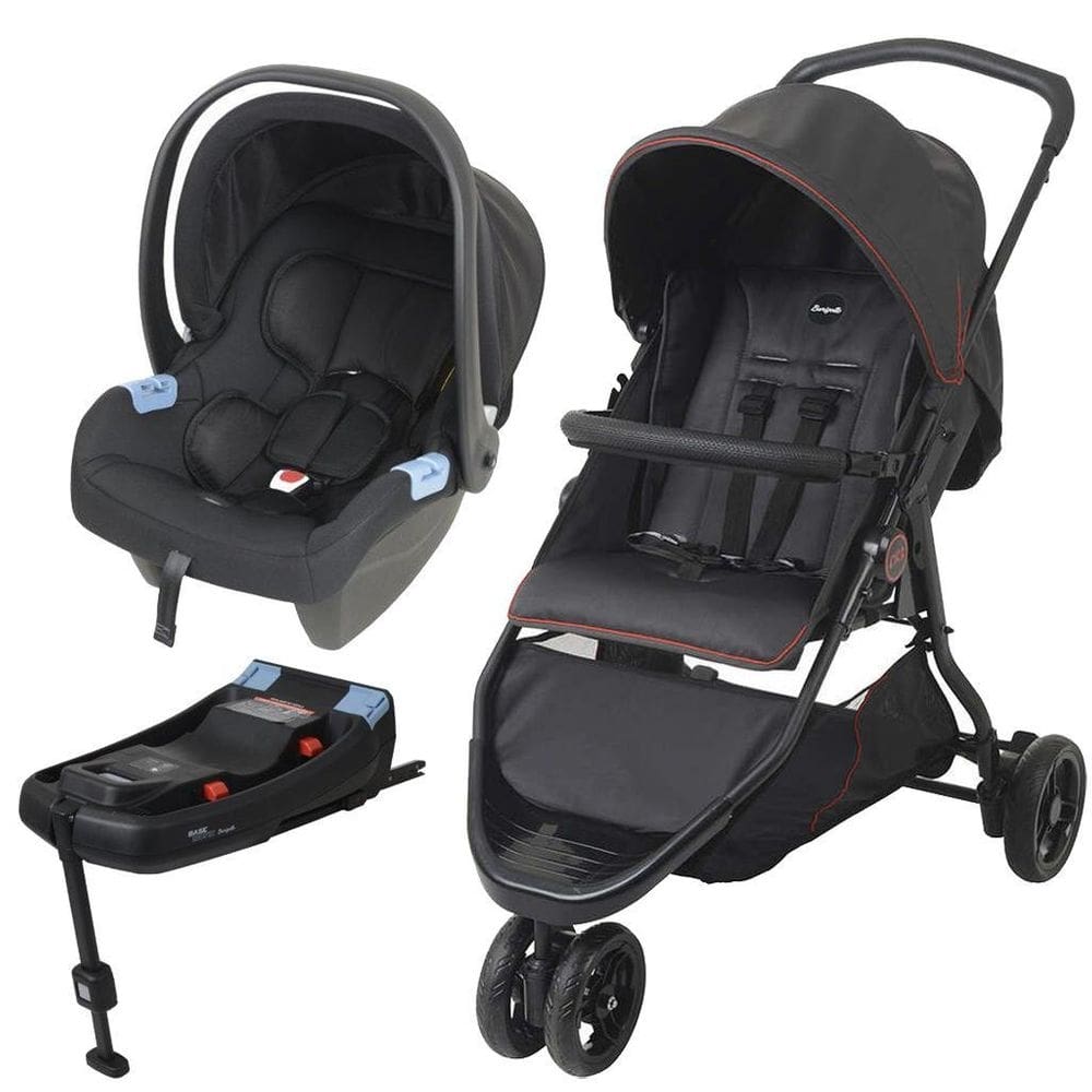 Carrinho De Bebê Cr3 E Bebê Conforto Base Isofix - Burigotto