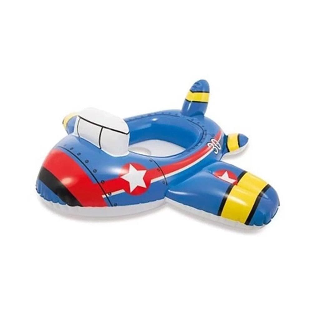 Baby Bote Kiddie Boia Inflável Policia Bombeiro Avião Intex Avião
