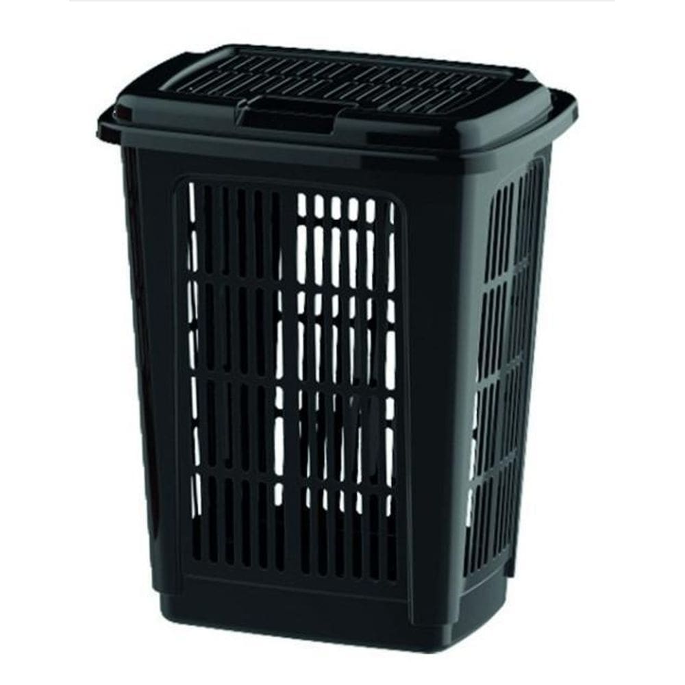 Cesto De Lavanderia Preto - Organize Suas Roupas
