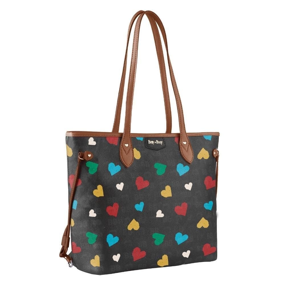 Bolsa Tiracolo Totebag Betty Boop Semax Bp2906 Preto Color