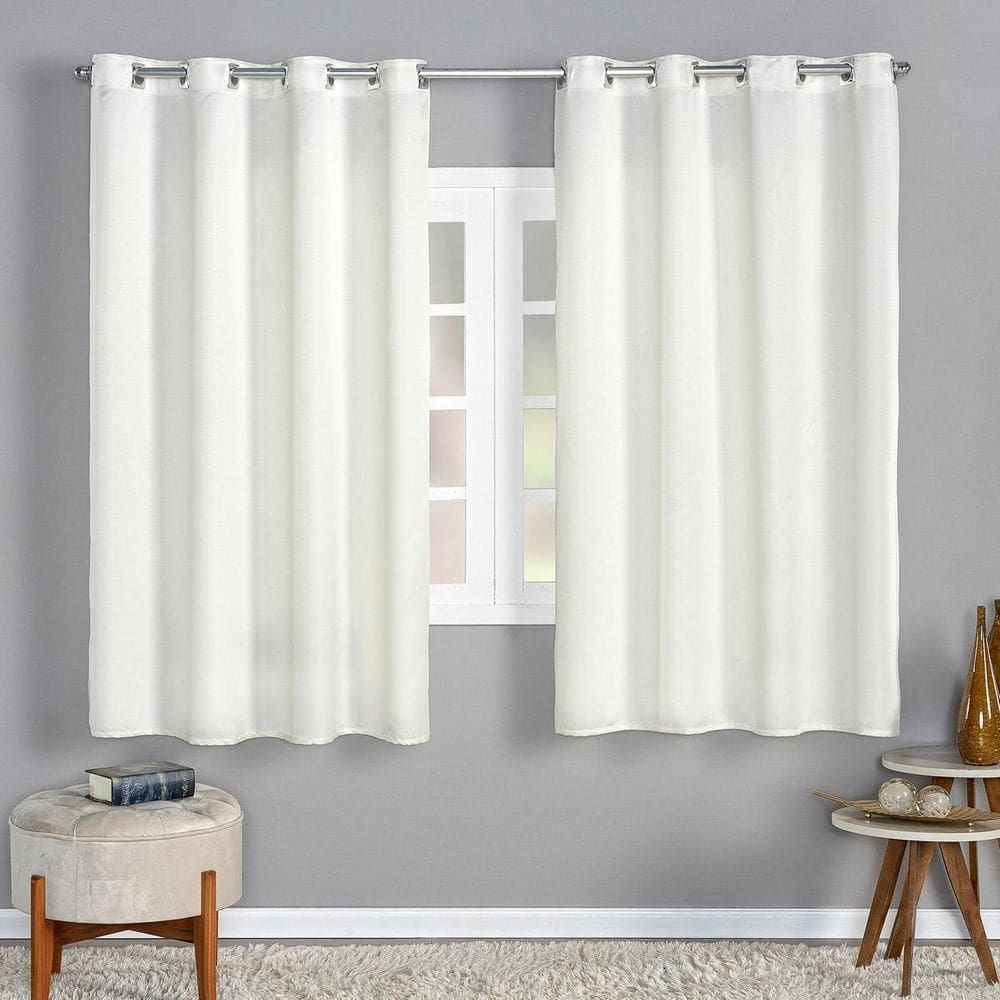 Cortina Cetim 2,20M X 1,40M Seda Elegante Luxo Sala Palha