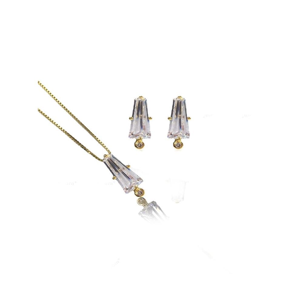 Conjunto Trapezio Em Zirconia