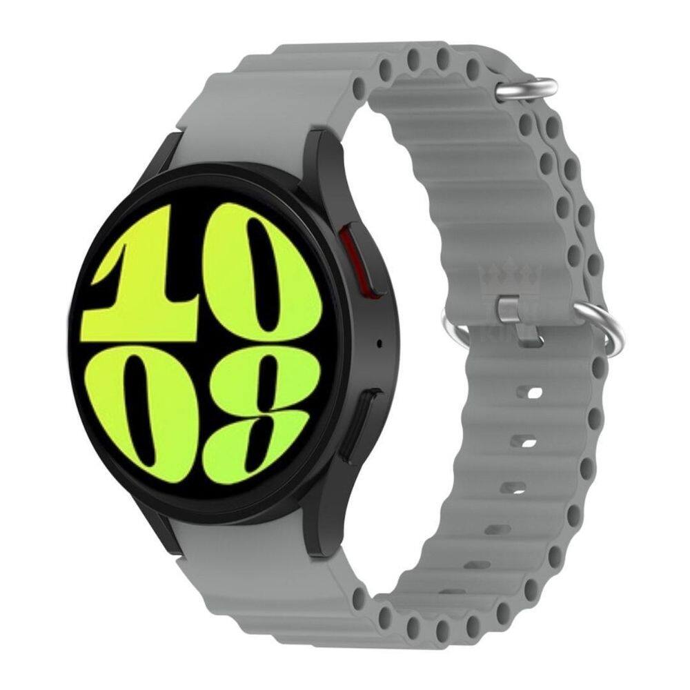 Pulseira Com Encaixe Curvo Ondulada Para Galaxy Watch6 44Mm