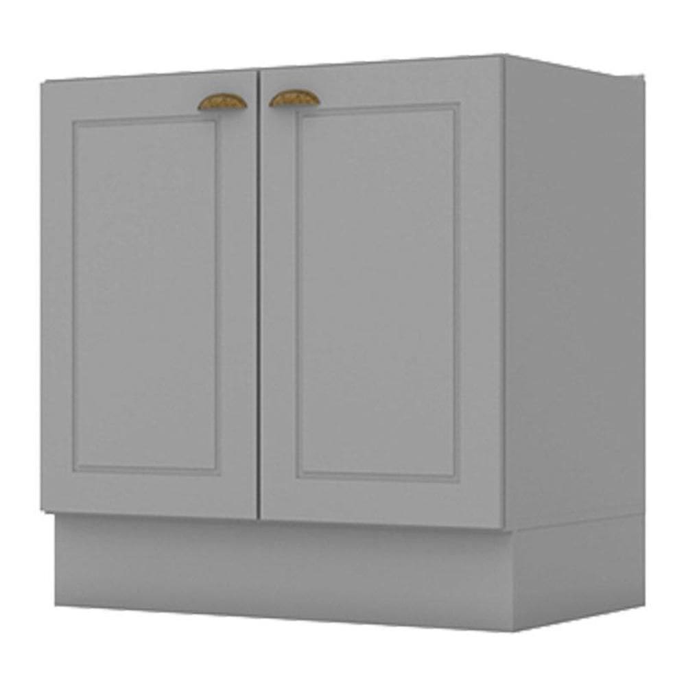 Balcão 2 Portas 80 cm Americana Cinza – Henn