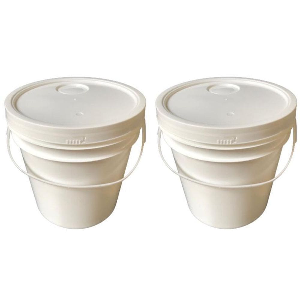 Balde Plástico 5L Para Agua - 2 Pçs