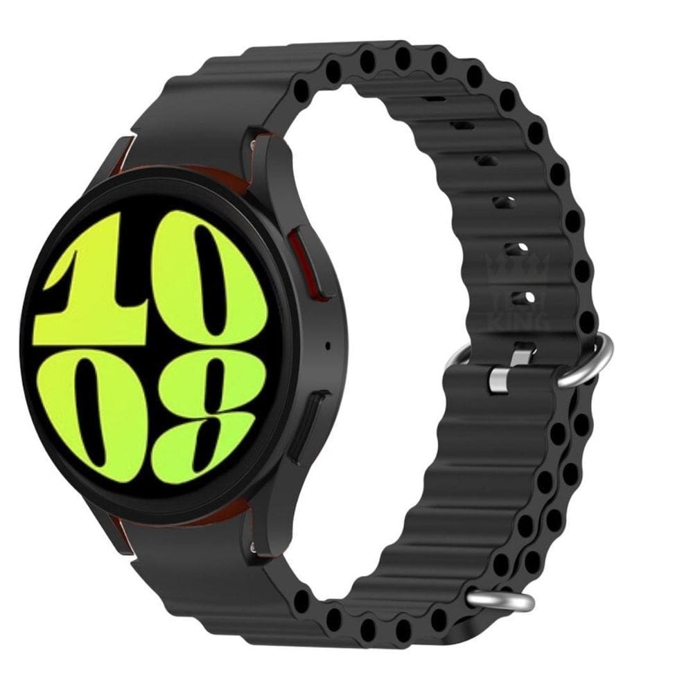Pulseira De Silicone Ondulada Macia Para Watch6 44Mm