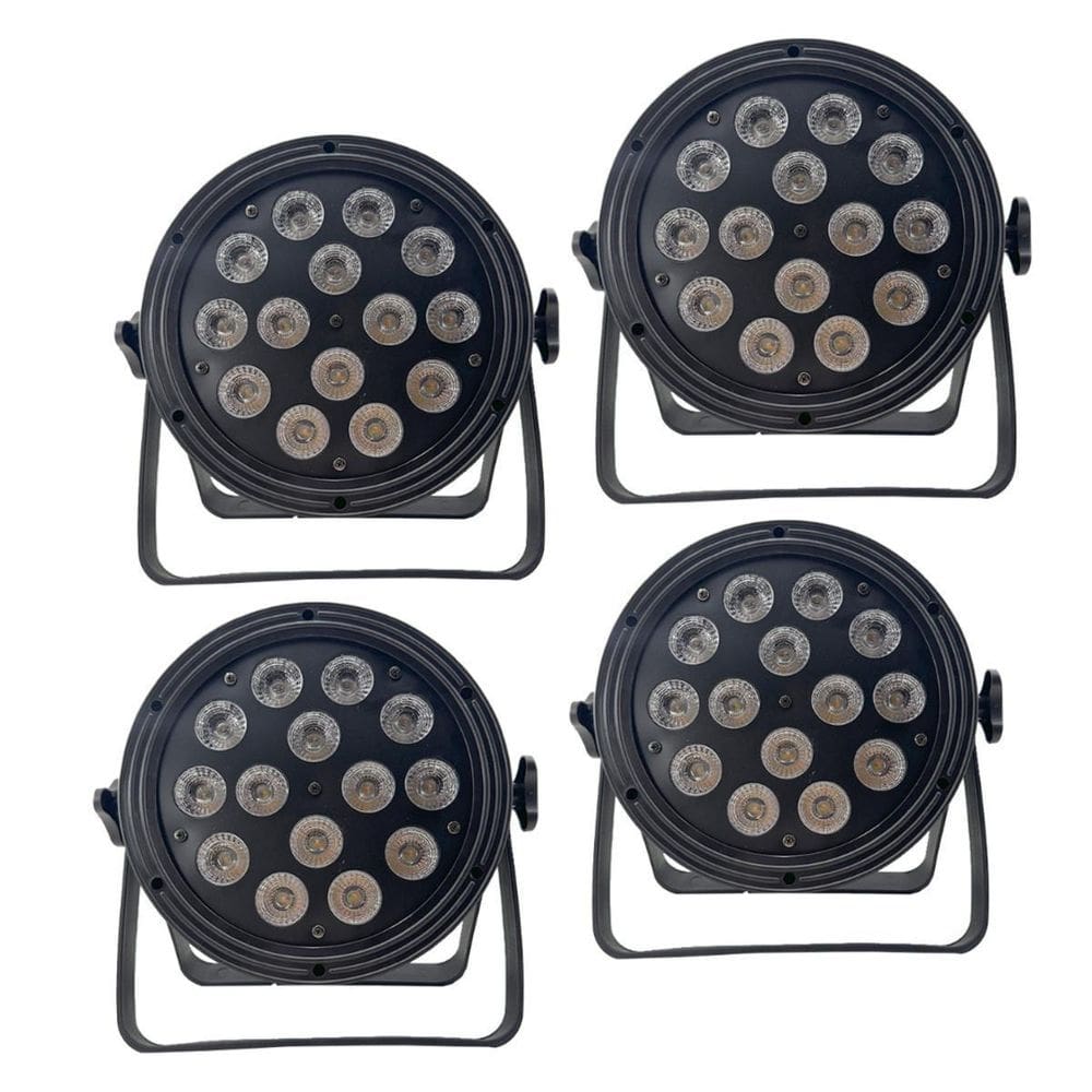 Kit 4 Par Led 14X12W 6 In 1 Rgbw-Ya Indoor Onelight