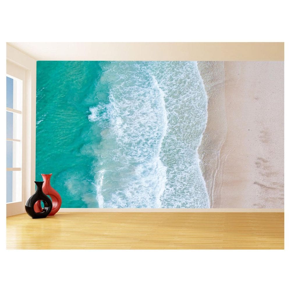 Papel Para Piso De Porcelanato Liquido Praia 3,5M Flr35