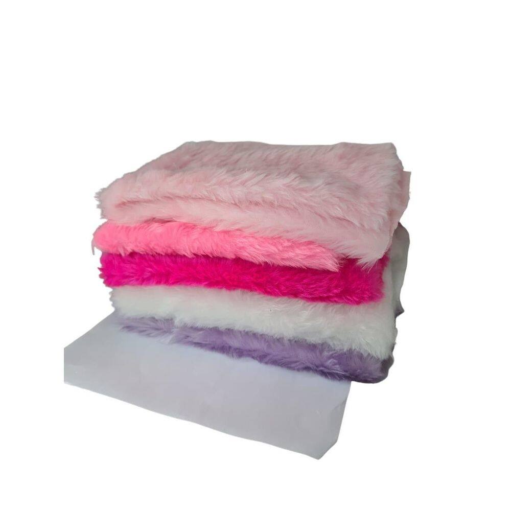 Tecido Pelucia Patchwork Ursos Decoração Pantufa 6Un De 30Cm