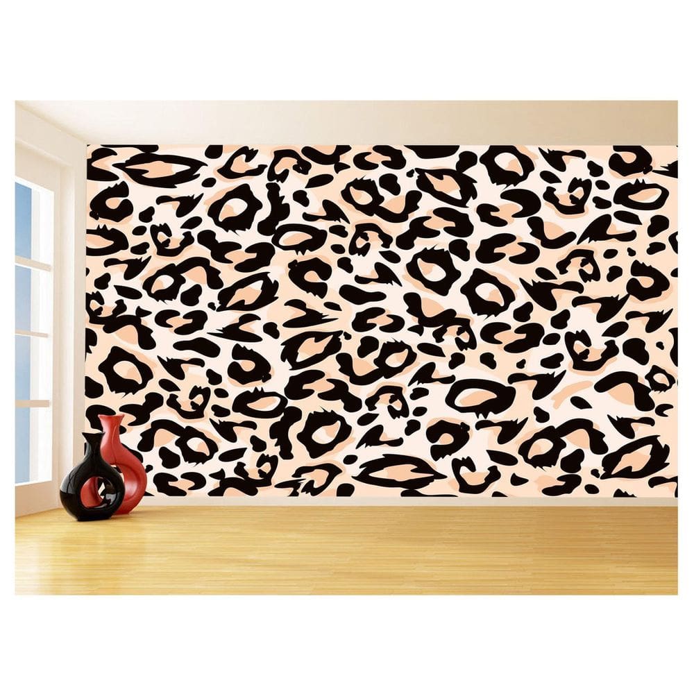 Papel De Parede 3D Textura Estampa Animal Onça 3,5M Txt213