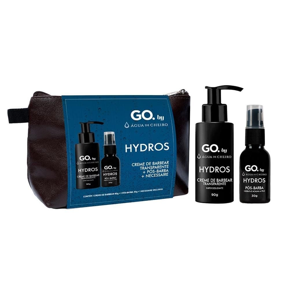 kit Go Man Hydros (2 produtos + necessaire)