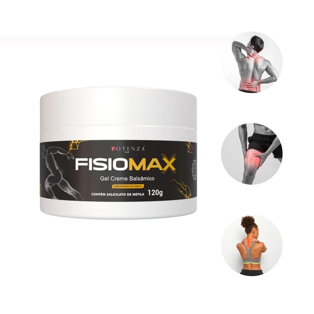 Pomada Gel Massageadora Corporal Fisiomax DorMuscular Arnica