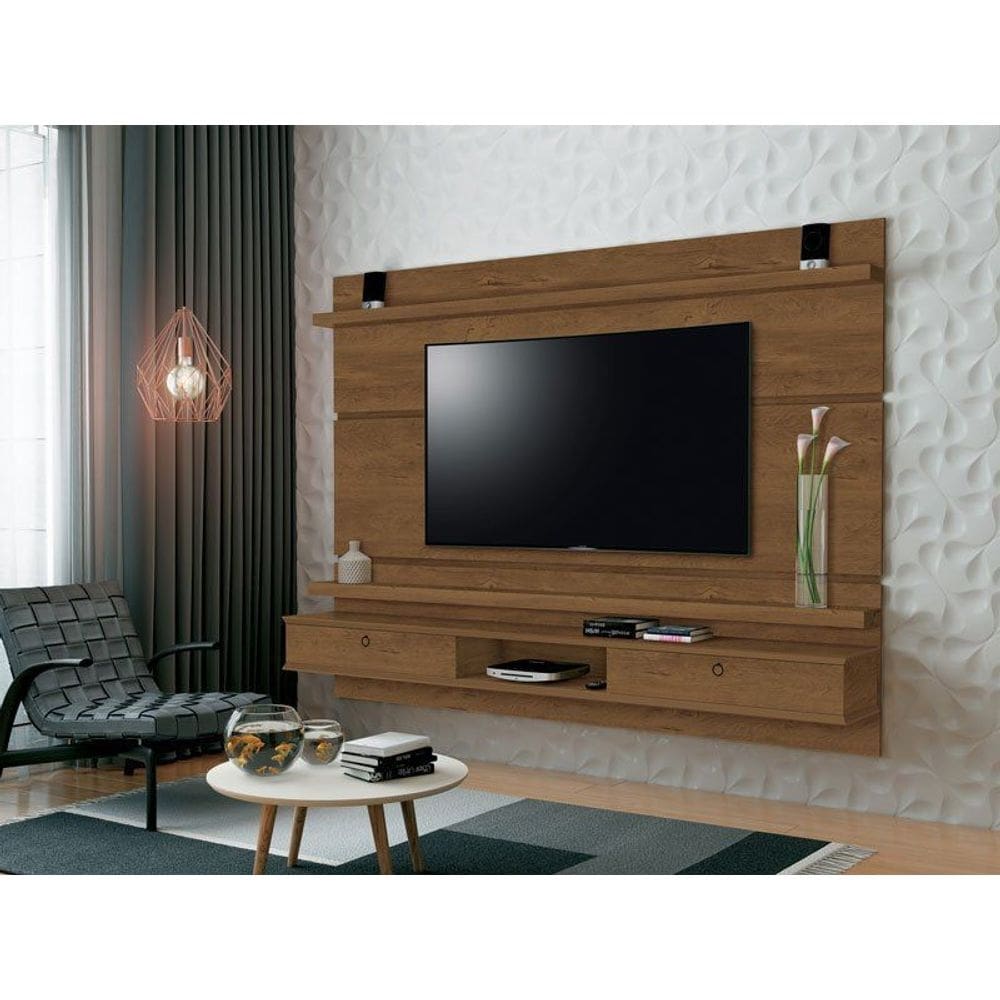 Painel Invictus 180 Naturele suporta TV até 60 Polegadas