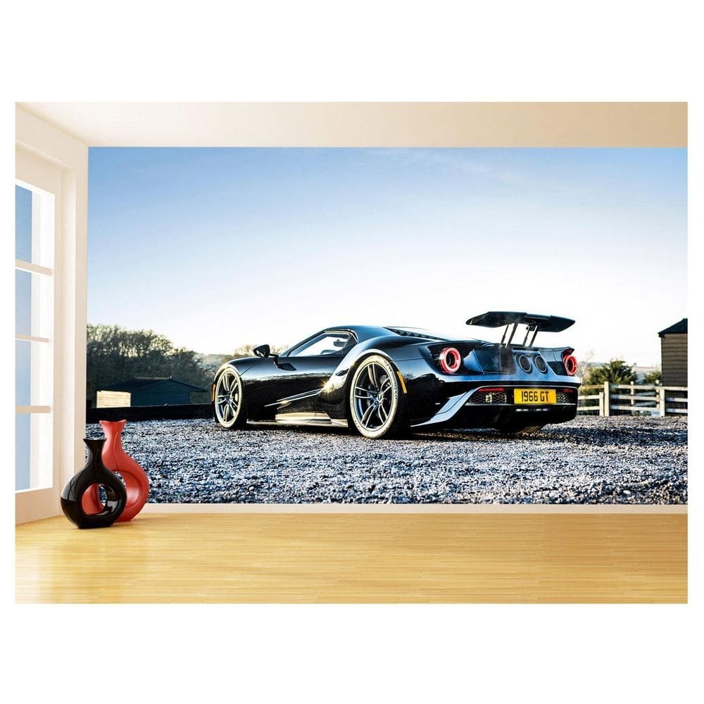 Papel De Parede Carro Ford Gt Esportivo Lemans 3,5M Car78