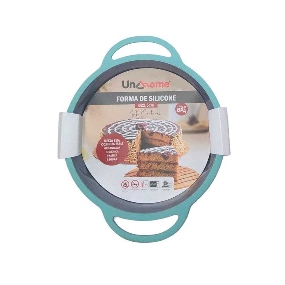 Forma Redonda De Silicone Soft 22,5Cm