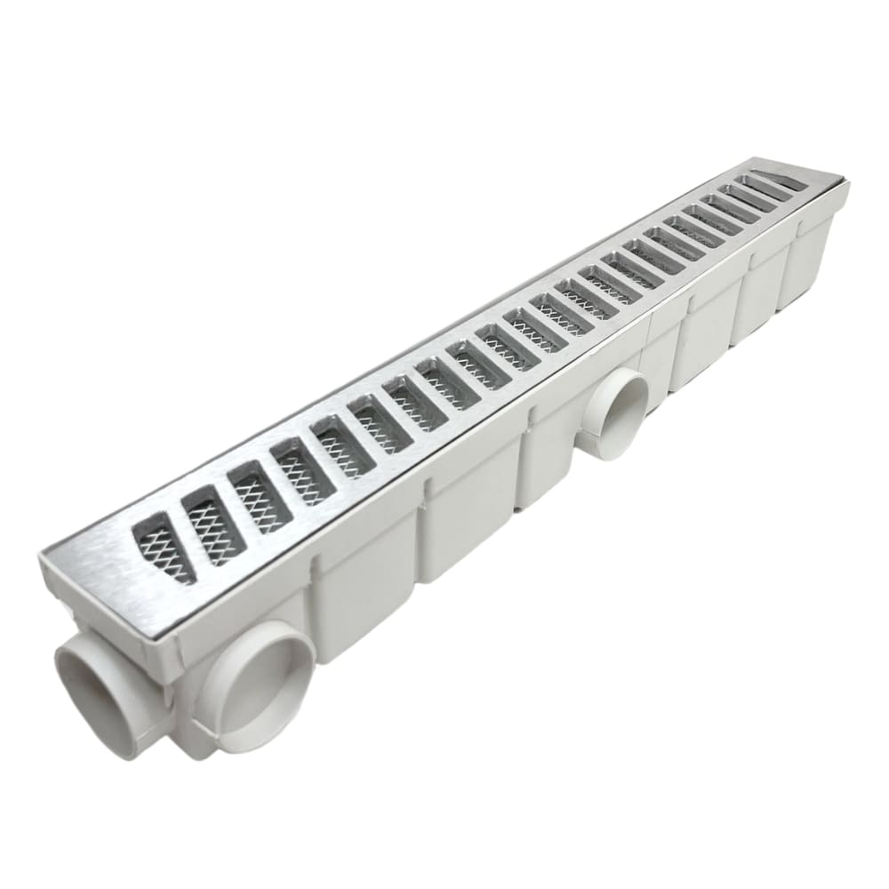 Ralo Quintal 6x50 Aluminio Tela e Coletor Branco
