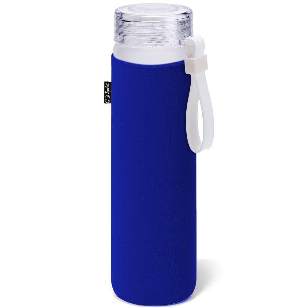 Garrafa De Vidro 470 Ml Frost Premium Topget - Azul