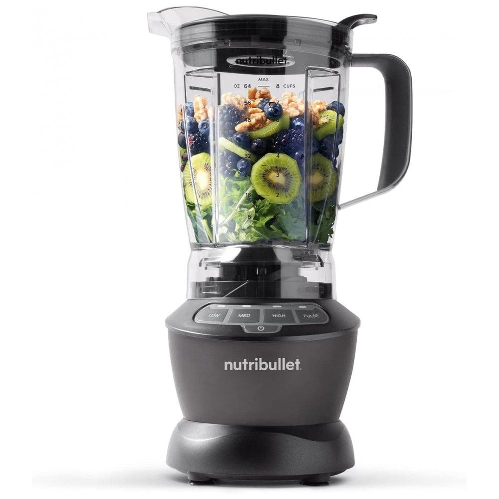 Liquidificador de Bancada com Jarra de 1,8 Litros e 3 Velocidades, 110V 1200W, NUTRIBULLET ZNBF30400Z, Cinza Escuro