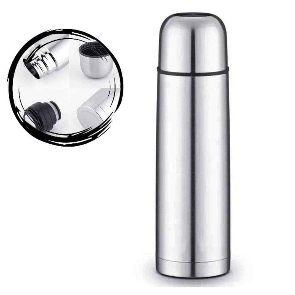 Garrafa Inox Quente E Frio C/ Sistema Anti-gotejamento 500ML
