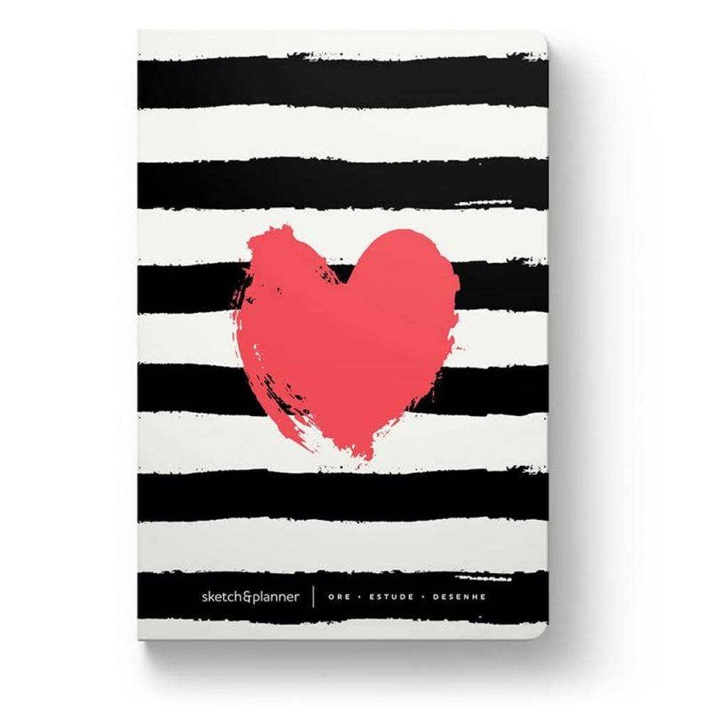 Sketch & Planner - Primeiro amor: Ore, Estude, Desenhe
