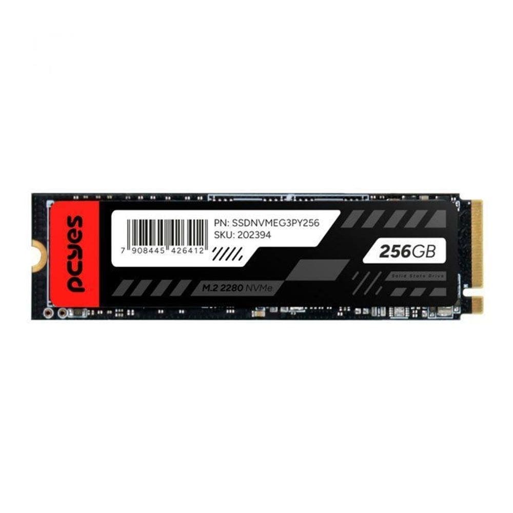 Ssd Pcyes Py256, 256gb, M.2 Pcie Nvme, 2019/1052mb/s